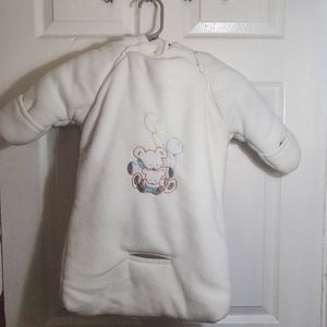 Baby dove white snow suit 0-12M
